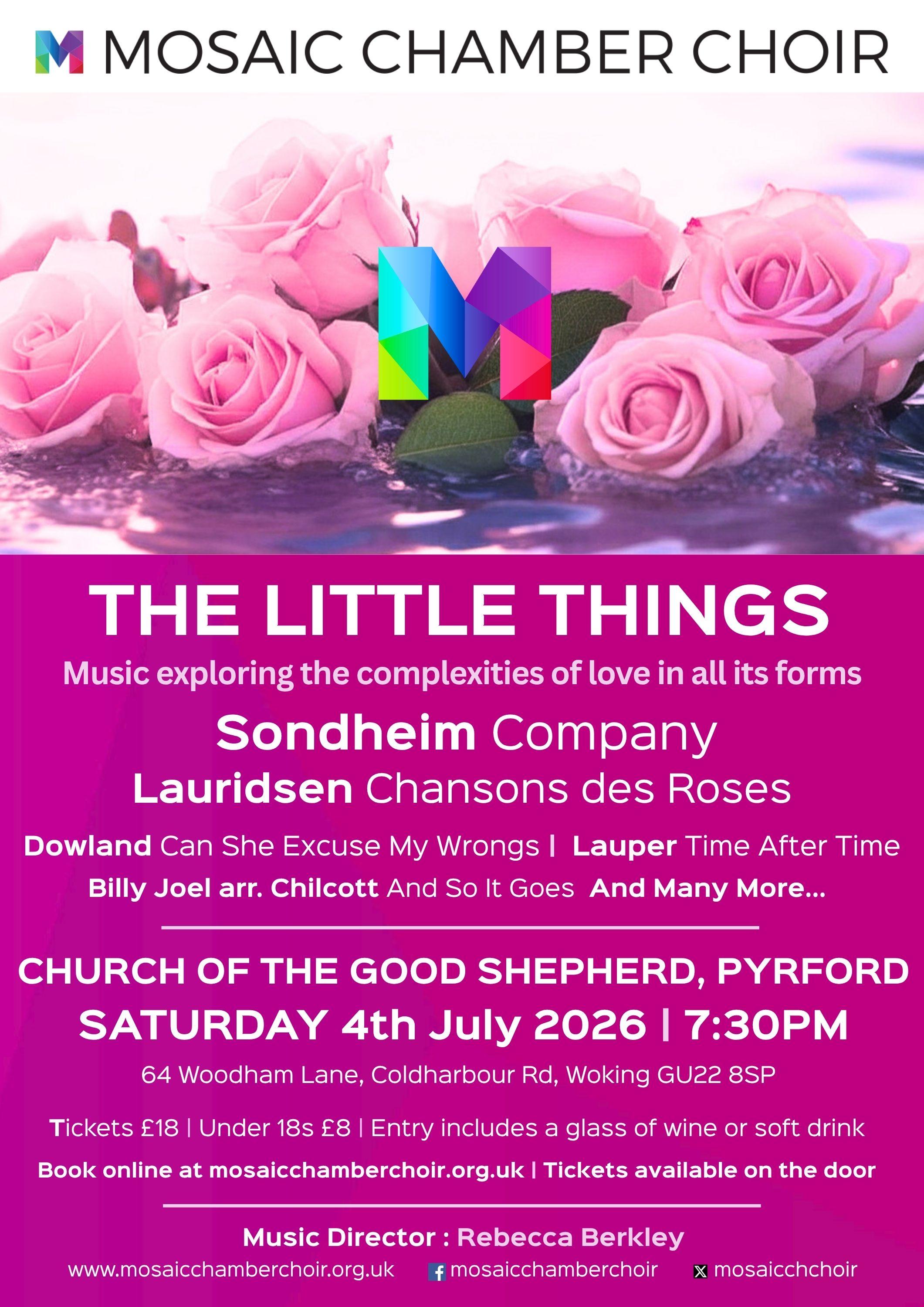 Mosaic's summer concert - It's the little things"