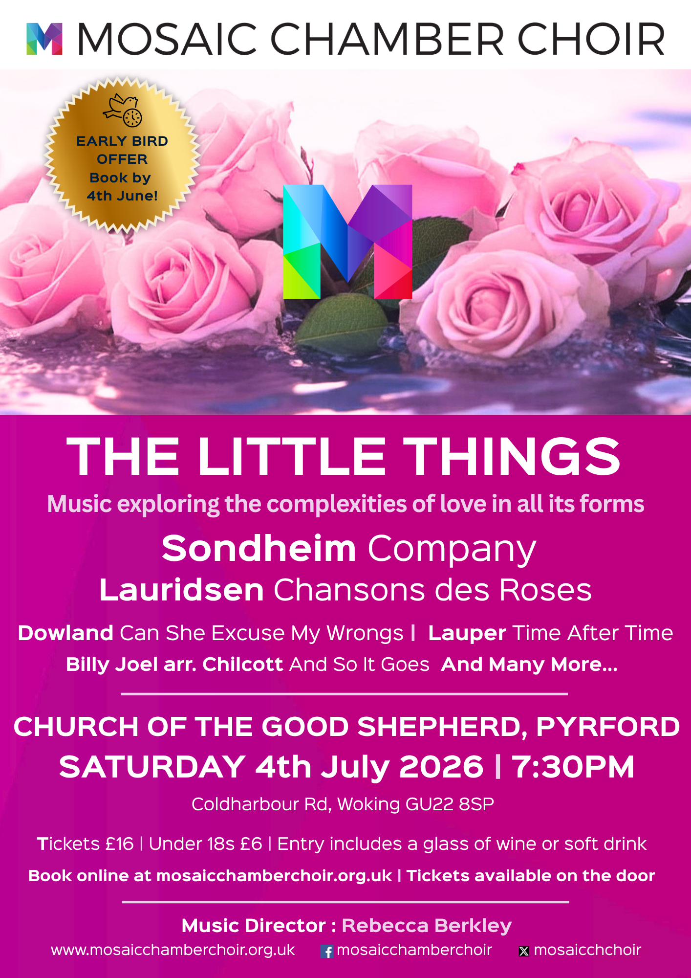 Mosaic's summer concert - It's the little things"